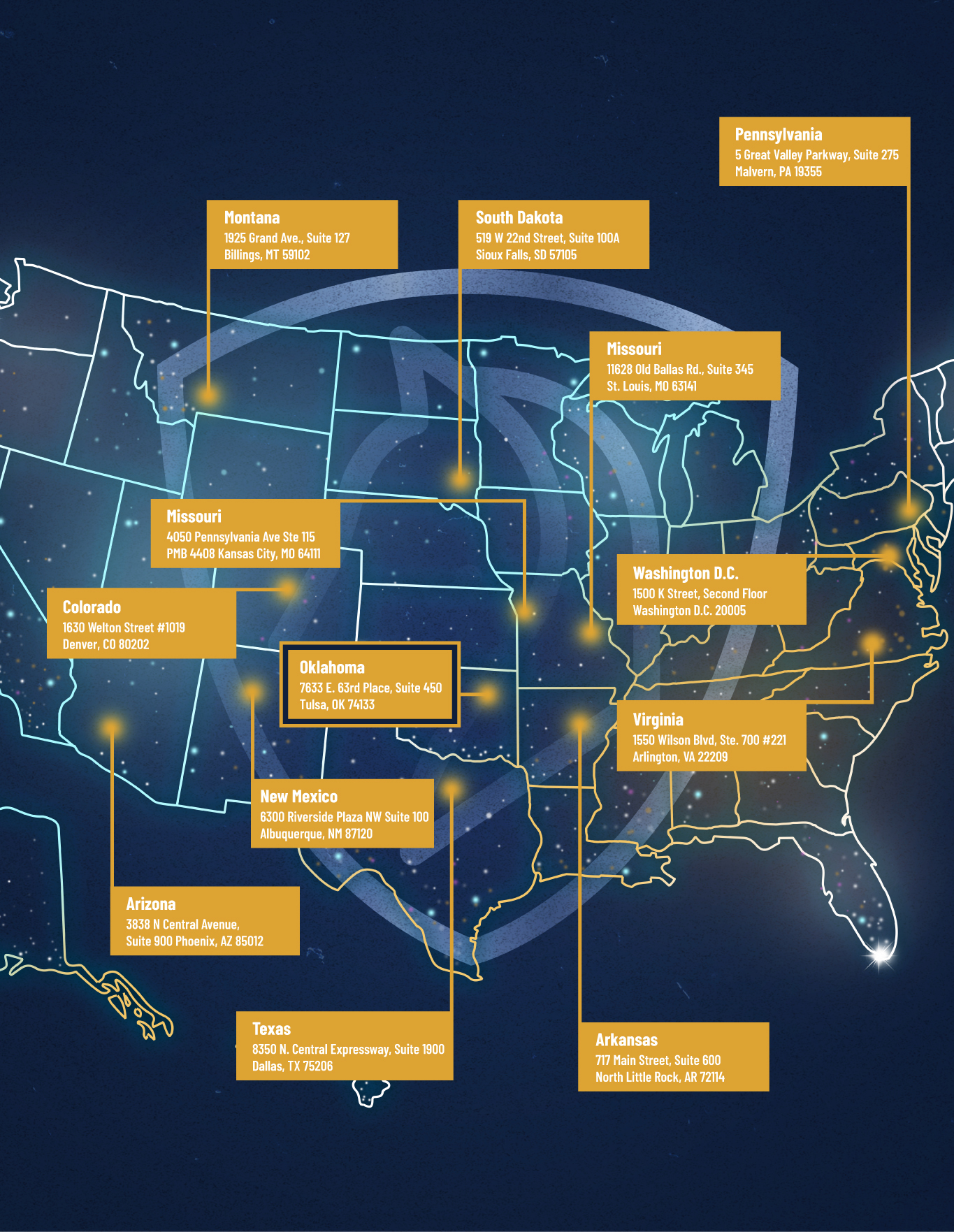 Iron Horse Security Locations Map Mobile