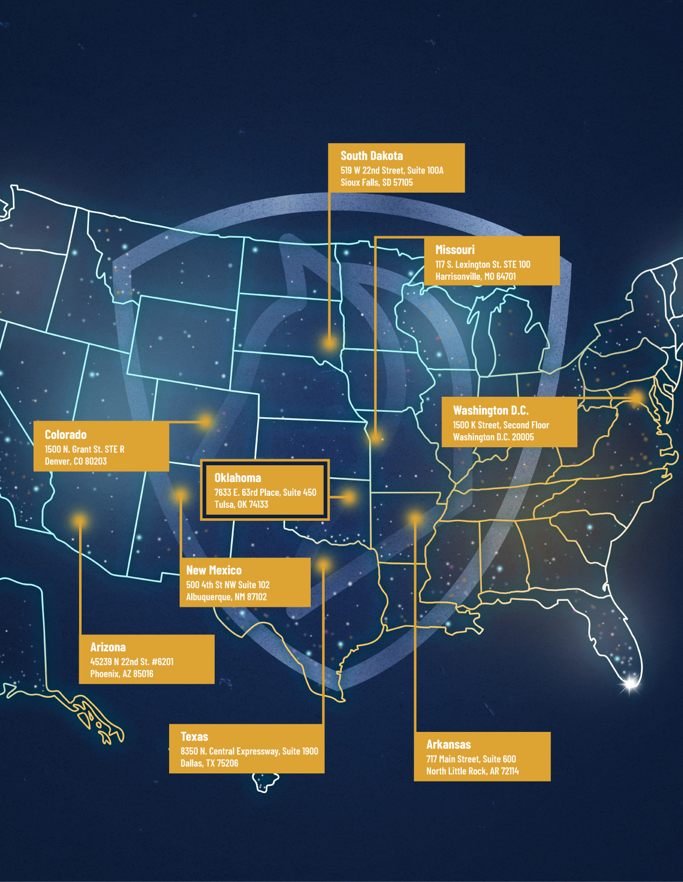 Iron Horse Security Locations Map Mobile