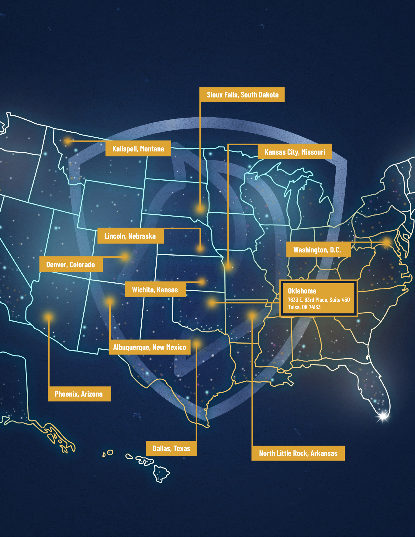 Iron Horse Security Locations Map Mobile