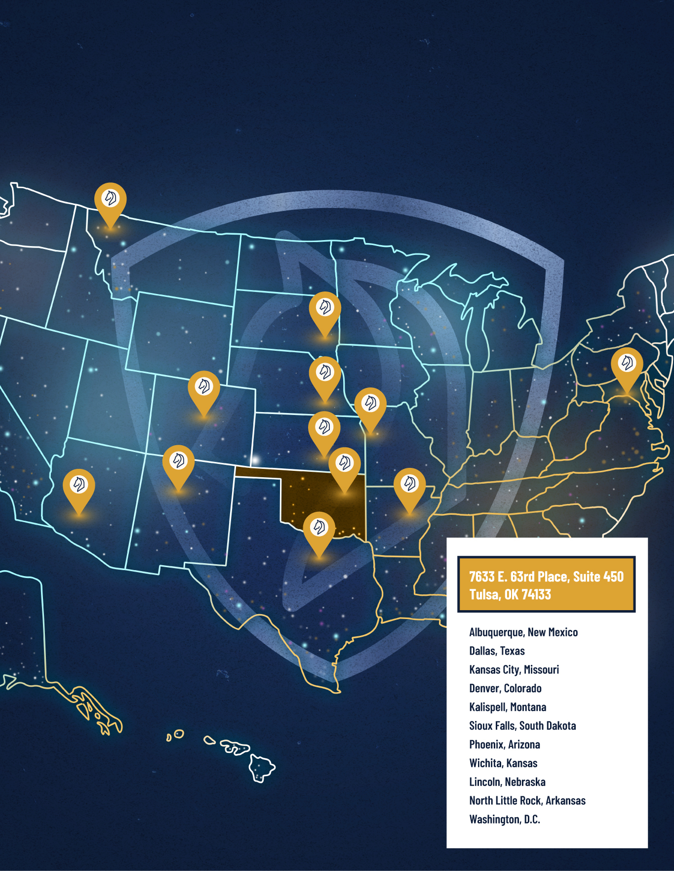 Iron Horse Security Locations Map Mobile